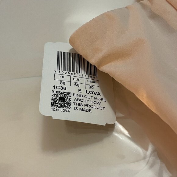 AUBADE Elie Saab x Aubade My Desire Lace Bustier in Cream Size 30E/30DD NWT - Picture 15 of 15